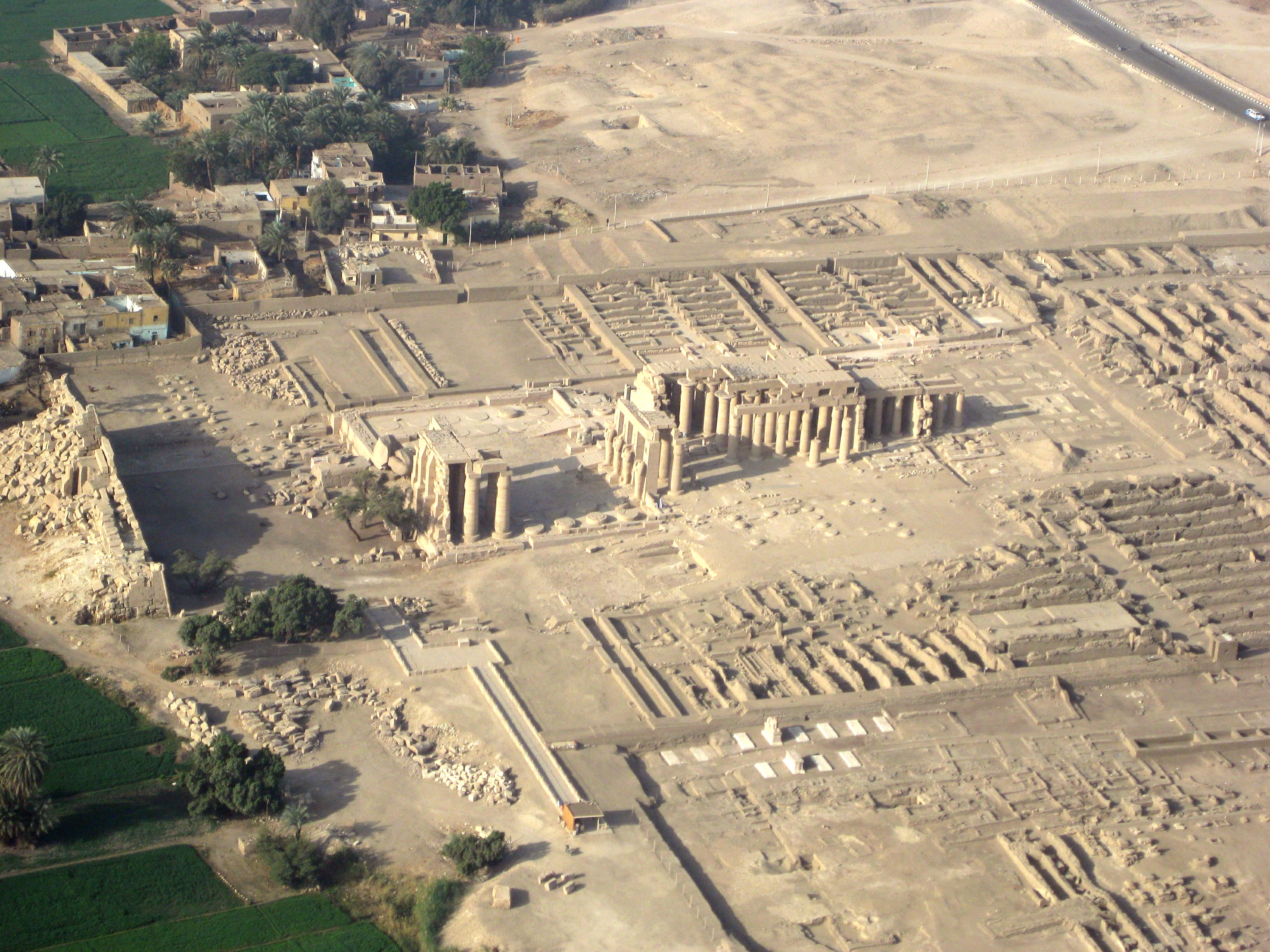 Ramesseum, west bank